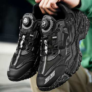 Men's Breathable Lace Up Sneakers - TPU Sole Anti-skid Walking Shoes - For Men - Suitable for Sports & Casual Wear - Great Gift for Active Individuals