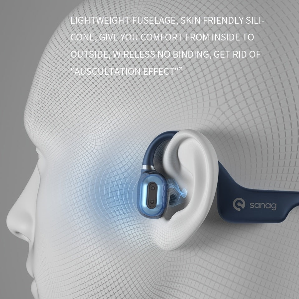 Sanag True Bone Conduction Headphones A5X - Targeting Shao Yin $100+ Bone Conduction