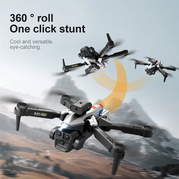 4k HD Remote Control Aircraft Three Cameras 4k High Empty Drone Folding Obstacle Avoidance Quadcopter Battery Life of 15 Minutes