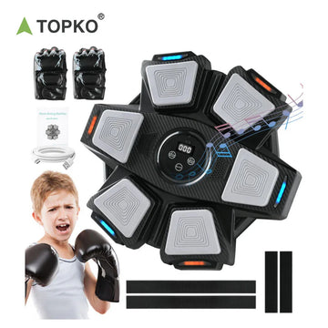TOPKO US Warehouse Intelligent Boxing Machine Wall Target LED Light Boxing Training Wall Target Intelligent Music Boxing Machine