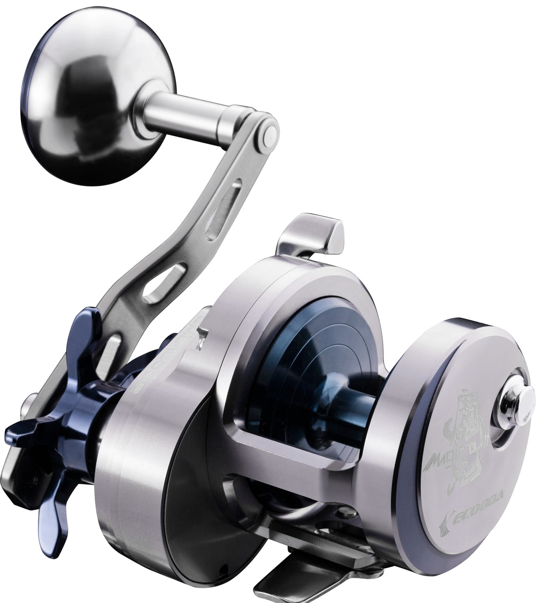 ECOODA EMB1500  Slow Pitch Jigging Reel 6.2:1 Speed 8+1 BB  Full Metal Sea Water Boat Trolling Reel 15KG Drag Power Fishing Reel