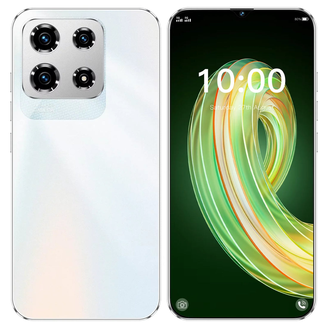 Hot Selling Note30 Pro Mode 16GB+1TB 6.8-inch 5G Camera 72MP+108MP Android 14 Fingerprint Unlock Smart Phone
