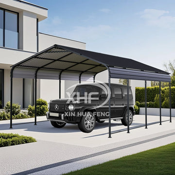 12X20 FT Heavy Duty Carport with Galvanized Steel Frame Metal Carport Upgraded Extra Large Garage for Pickup Boat Car Tractors