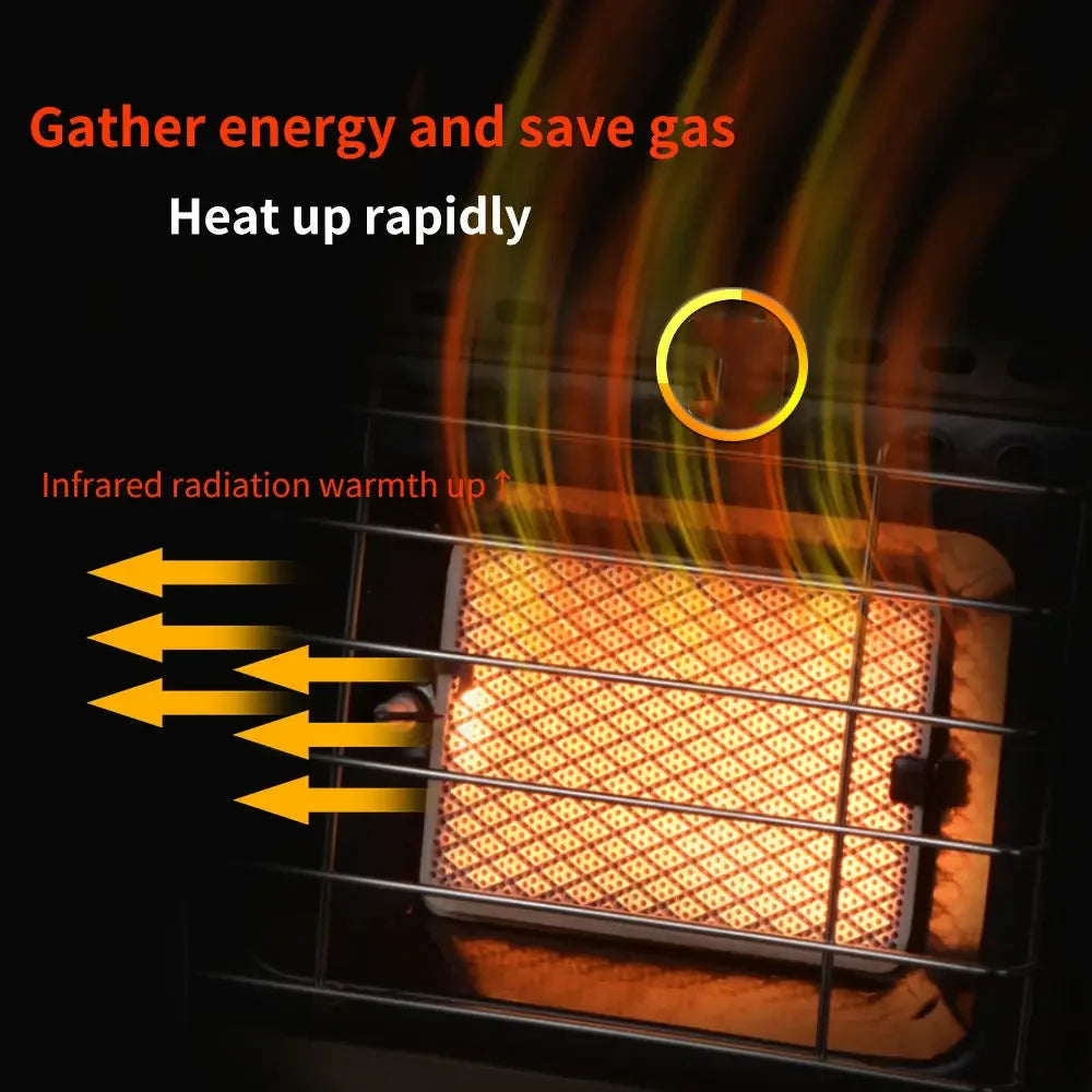 Portable Camping Heater Barbecue Stove Heating Stove Outdoor Camping Tent Fishing Heater Stove Hand Warmer Camping Equipment