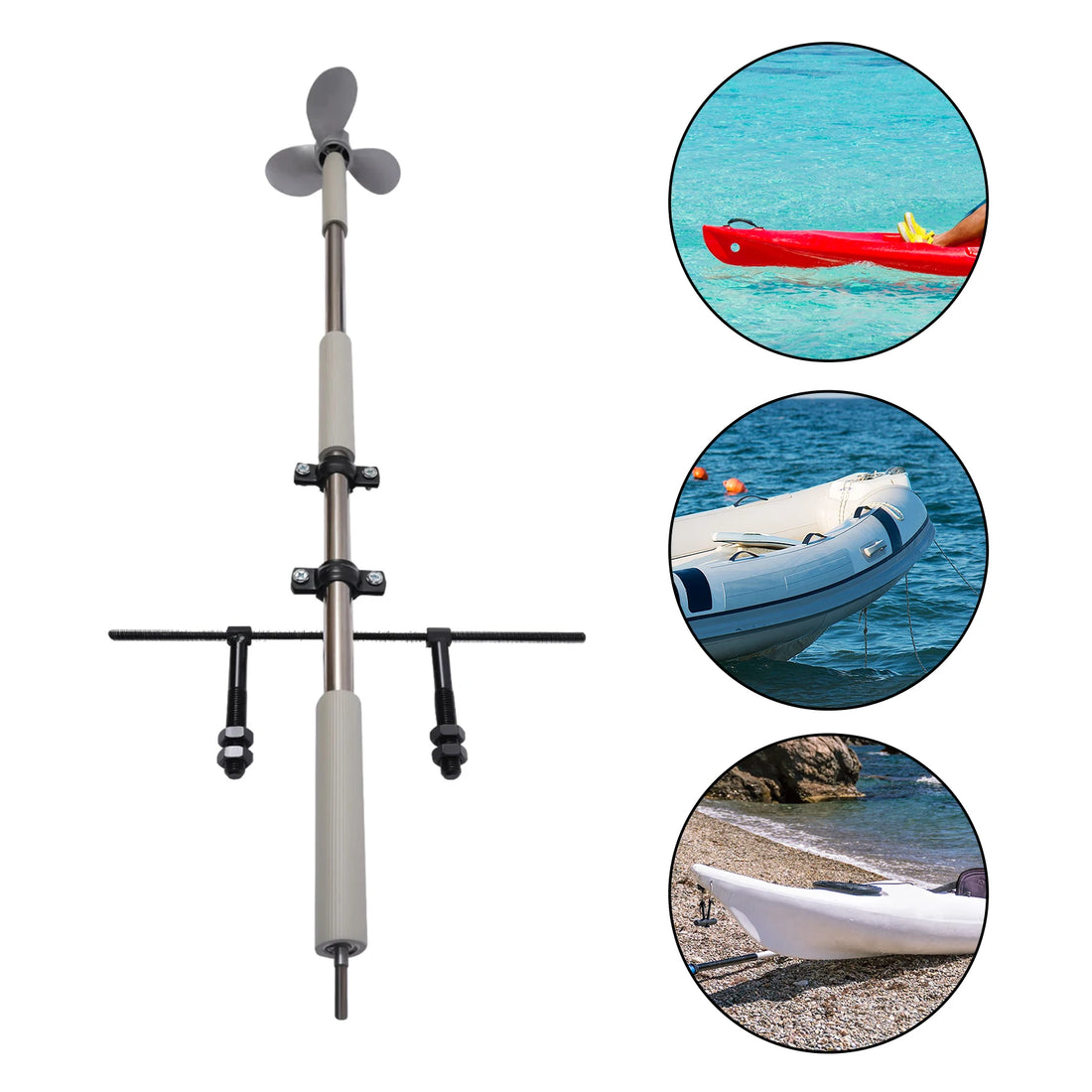 Electric Drill Manual Propeller Fishing Boats Hand Cranked Canoe Spare Part Kayak Hand Operated Propeller Outboard Motor Bracket