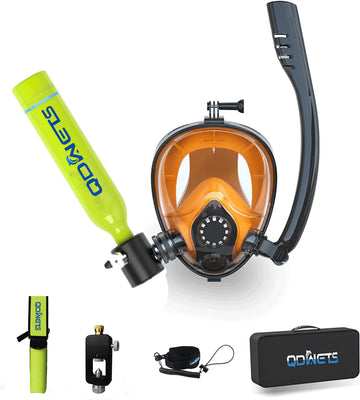 0.5L Mini Scuba Diving Tank 5-10 Minutes Lung Tank with diving mask Snorkel Air Snorkeling Equipment Outdoor Oxygen