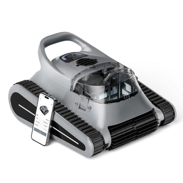 (2025 New) Seauto Crab Pro Cordless Robotic Cleaner, for Inground Pools up to 2000 Sq.ft, all and Waterline Cleaning Vacuum