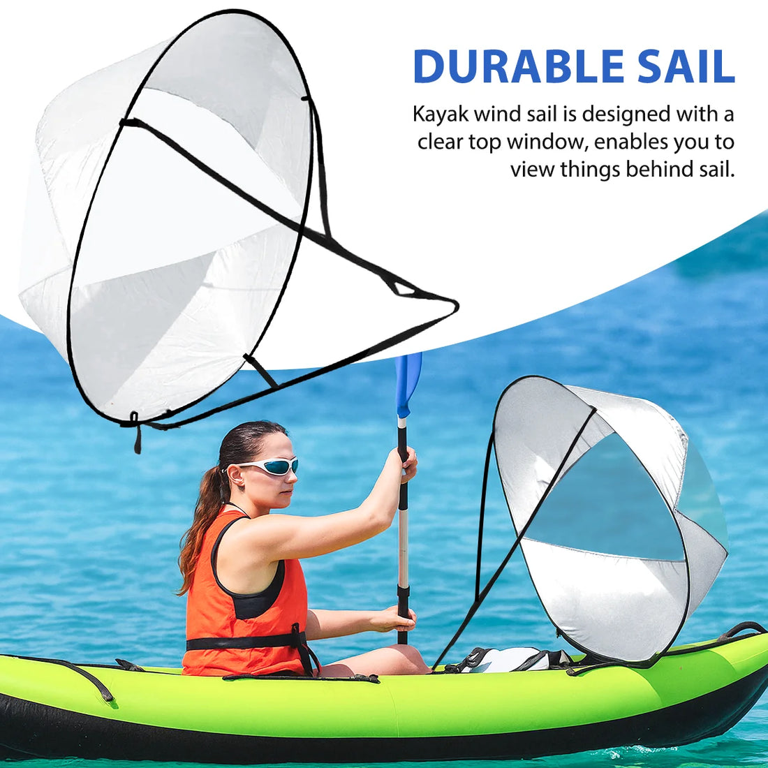 Kayak SUP Board Wind Sail 42Inch SUP Accessories 6 Colors Surfboard Padel Surf Water Sports Boat Accessories
