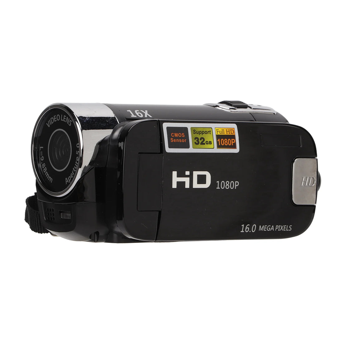 Video Camera Camcorder Full HD Camera Recorder 270° Rotation 2.7 Inch Color Screen 16X Zoom Digital Camcorders