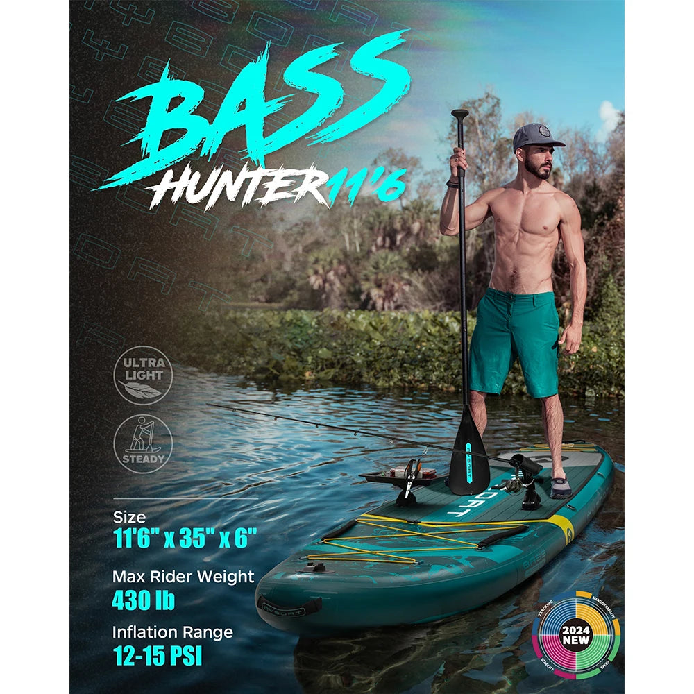 Myboat SUB Waterproof Inflatable Paddle Board 11'6''x35''x6''Adult Standing Style Aquatic Fishing With Accessories SUP сапборд