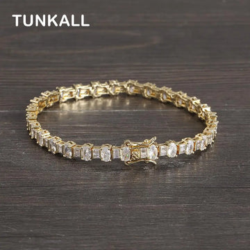 Bling Bling Brass Zircon Bracelets Women Elegant Tennis Bracelet Fashion Jewelry BB129