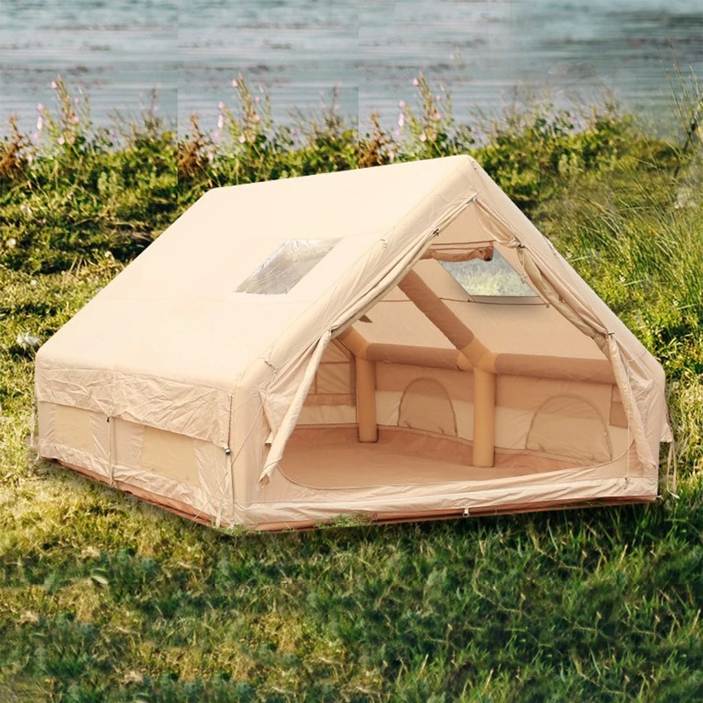 Large Inflatable Camping Tent Ultra-Quick Setup Blow Up Tent 4 Season Garden Patio Beach Fishing Inflatable Tent With air pump