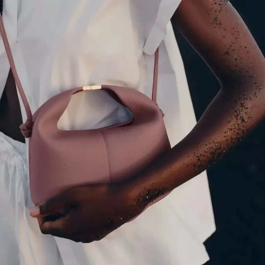 pol bento bag french poliimon niche leather new one shoulder crossbody commuter handbag dumpling bag women