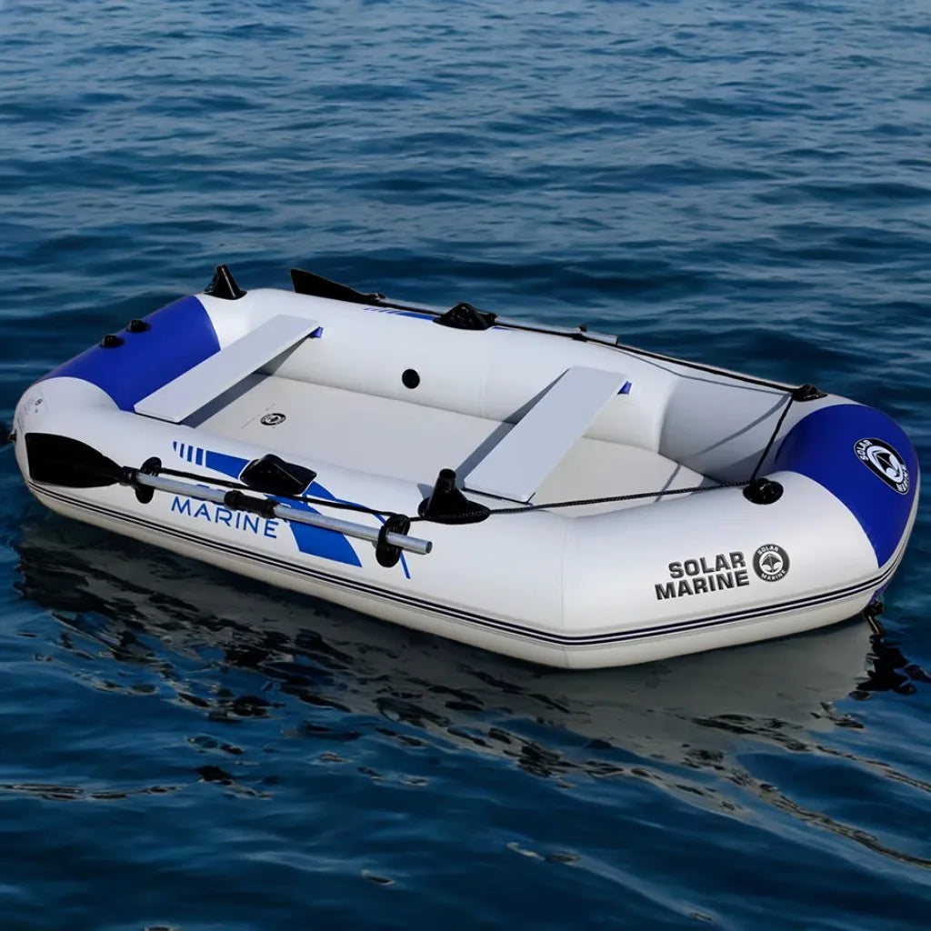 Inflatable Fishing Boat Surfing Kayak and Racing Boats 8.5FT Air Mat Floor Portable Adult for the Sea Outdoor Watersport