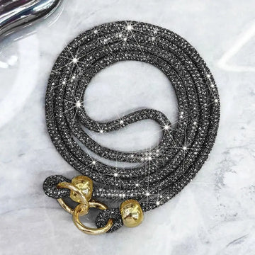 Luxury Crystal Rhinestone Phone Lanyard Bright Bling Bling Phone Anti-lost Rope Shoulder Strap Phone Accessories