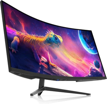 New Curved 34-inch Gaming Monitor 3440 x 1440 180Hz 1500R DP x2 x2 Built-in Speakers 2025