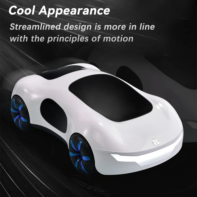 New SF Streamlined Design Concept Model Sports Car Cool Dual Spray and Sound&Light RC Four-wheel Drive Car Kids Birthday Gifts
