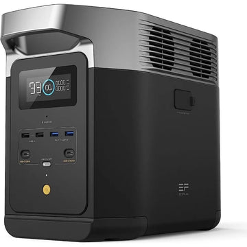 Portable Power Station DELTA 2, 1024Wh LiFePO4 (LFP) Battery, 1800W AC/100W USB-C Output, Solar Generator(Solar Panel Optional)-