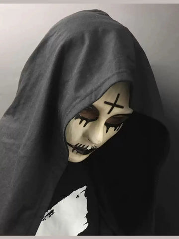 Halloween clown mask, ghost face funny mask, horror revenge mask, dance party role-playing mask, costume decoration props
