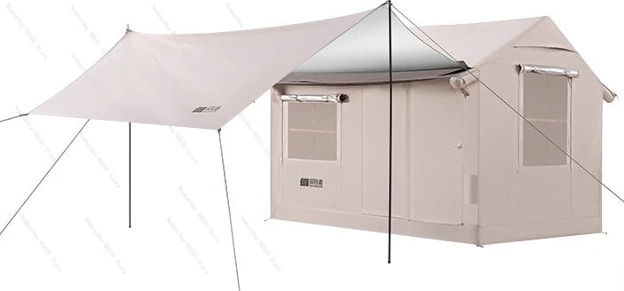 Inflatable tent outdoor camping overnight rainproof thickened field hut