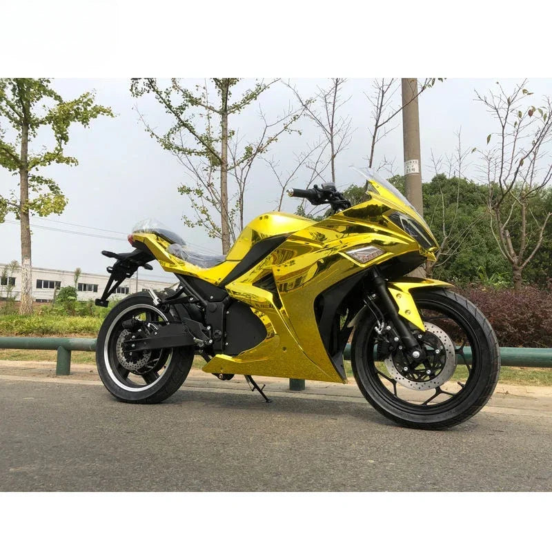 The Latest New Energy Model In 2024 5000W 130KM Adult Electric Motorcycle Electric Racing Car