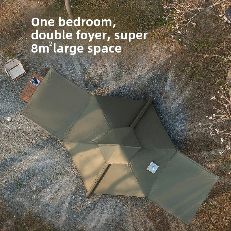 Fully Automatic Inflatable Tent Outdoor Portable Folding Camping Overnight Rainproof and Thickened Camping Equipment 미니텐트