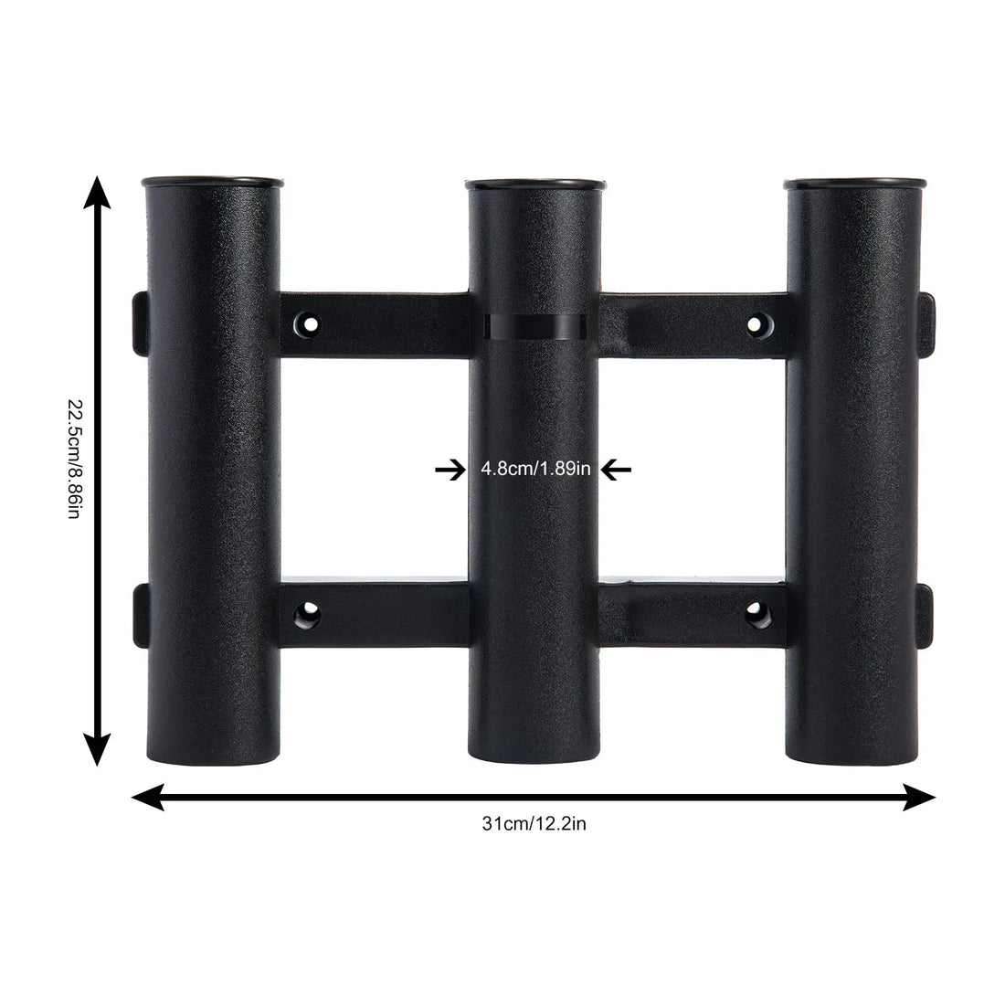 Goture Boat Plastic Fishing Rod Rack Holder Portable Lightweight Spinning Durable Pole Tube Mount Bracket Socket Rack Accessorie