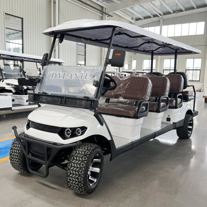 Hot Sale 2/4/6/8 Seat 48V 60V 72V Electric Golf Cart 4 Wheel Car Street Legal Off-Road Hunting Electric Golf Car