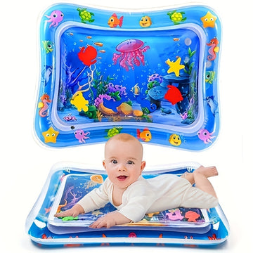 1pc Premium Inflatable Water Mat for Infants and Toddlers - Fun Activity Center for Tummy Time and Stimulation Growth, Christmas, Halloween, Thanksgiving gift