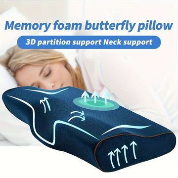 4D Memory Pillow, Ergonomic Pillow, Cervical Pillow, Anti-Snoring Pillow, Pillow, Butterfly-Shaped Pillow, Stomach Sleeping Pillow, Side Sleeping Pillow, Butterfly Pillow, Butterfly-Shaped Pillow, Pillow.