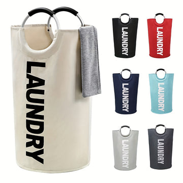 [X-Large Collapsible Laundry Basket] Collapsible X-Large Laundry Basket, Freestanding Tall Clothes Hamper | Laundry Hamper, Laundry Bag with Padded Handles, Easy Storage, Laundry Baskets