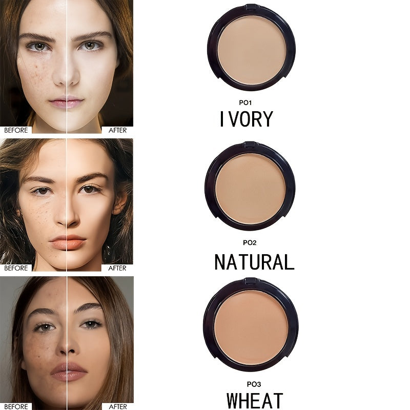 Timeless Elegance - Long-Lasting Matte Pressed Powder for a Seamless, Oil-Free Complexion - All-Day Wear, Buildable Coverage, Travel-Ready