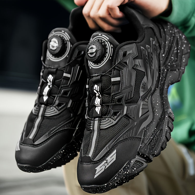 Men's Breathable Lace Up Sneakers - TPU Sole Anti-skid Walking Shoes - For Men - Suitable for Sports & Casual Wear - Great Gift for Active Individuals