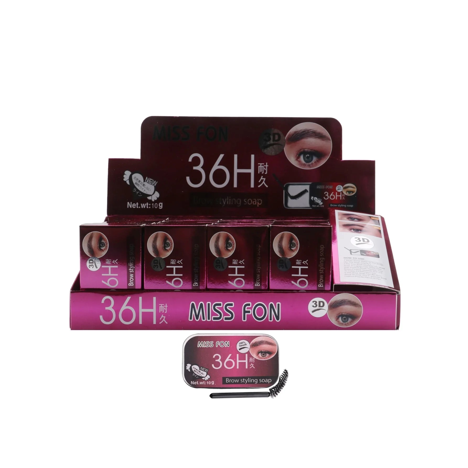 Eyebrow Shaping Cream 24pcs Medium Box Makeup Cosmetic SK-1637