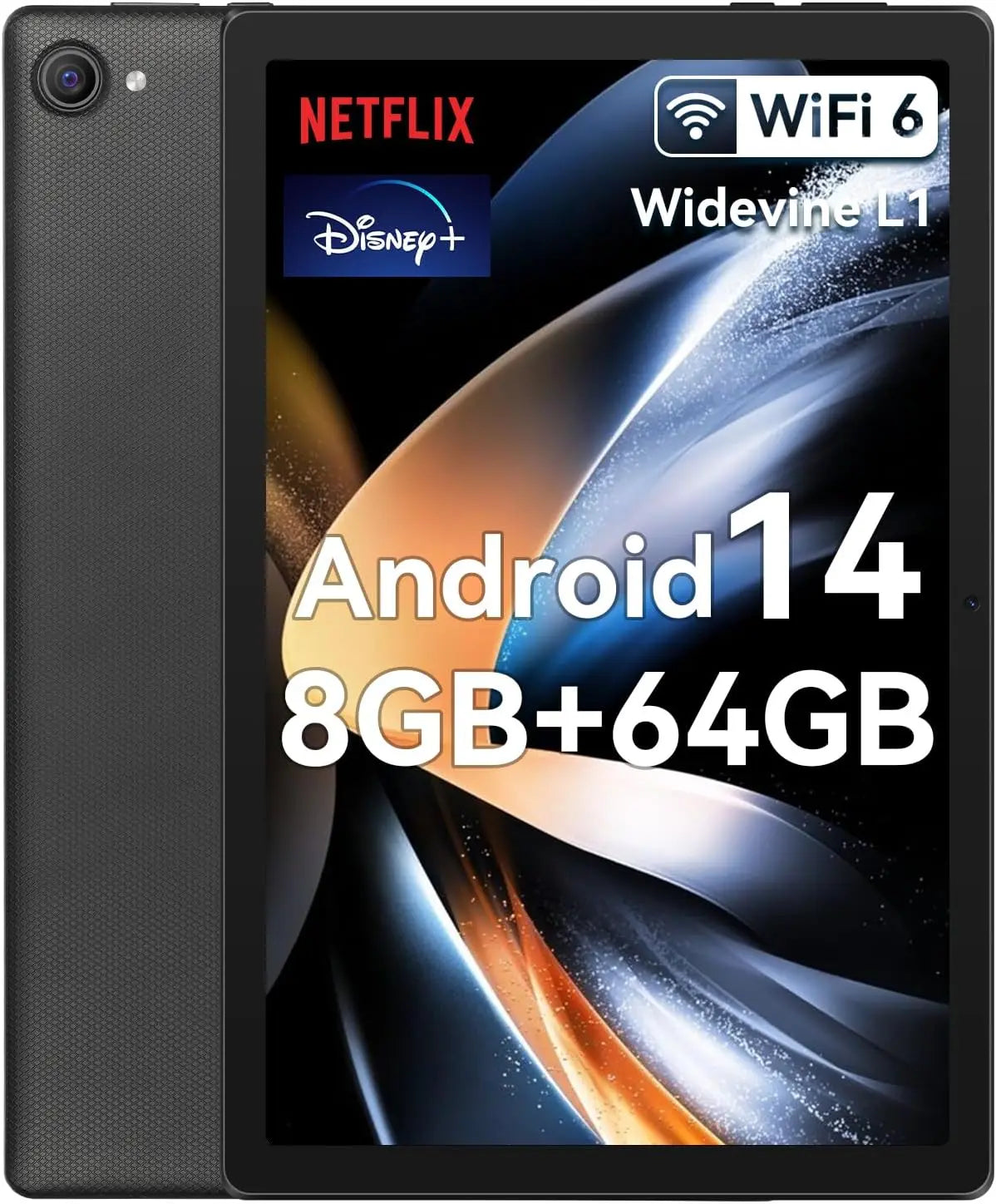 C10 Tablet 10.1 InchAndroid14 Phablet 8GB RAM 64GB ROM (1TB TF) Widevine L1 HD Octa-Core 2.0 GHz WiFi 6 Bluetooth 5.0 Laptop Bag