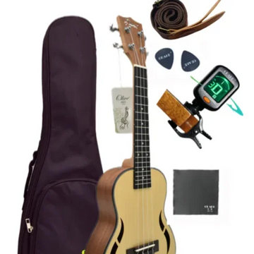 High Quality U320C Concert Top Solid Ukulele Kit Wholesale Top-Nylon Material Musical Instrument Accessories
