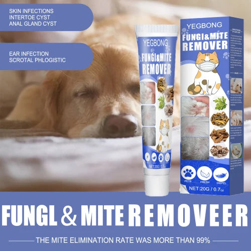 Yegbong Relief For Pet Dogs Cats Skin Itching And Mite Removal Topical Care Cream