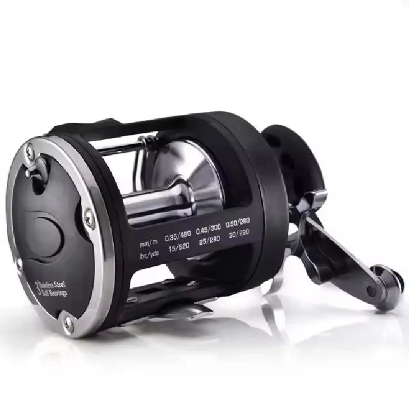 Orjd 3+1BB 3.8:1 Gear Offshore Boat Ocean Drum Reels Saltwater Big Game Deep Sea Trolling Fishing Reel