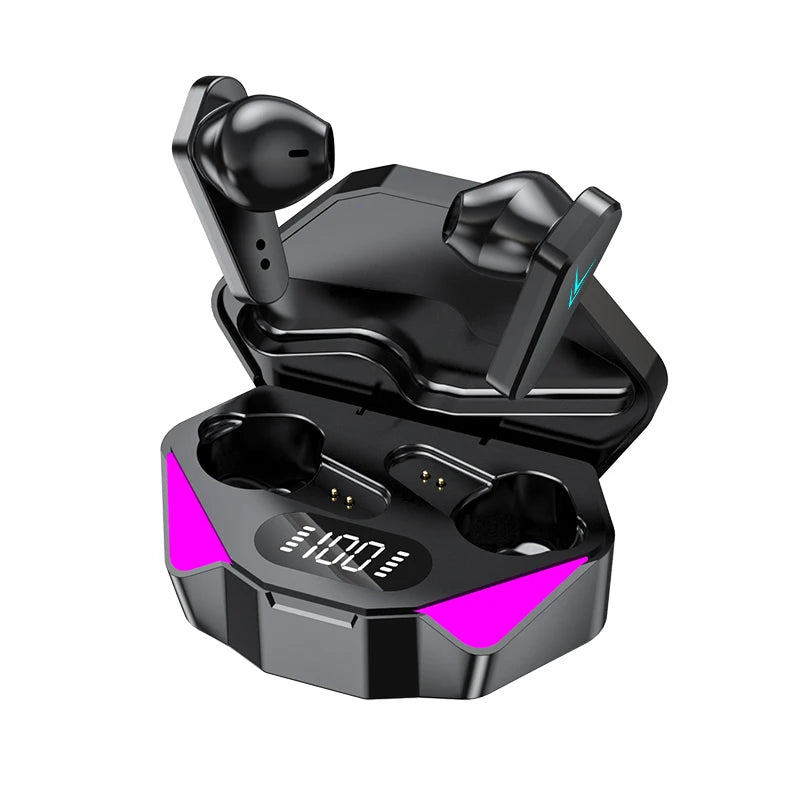 2025 HOT Earbuds LED Display X15 Headset TWS Gaming Wireless Earphones & Head Earbuds