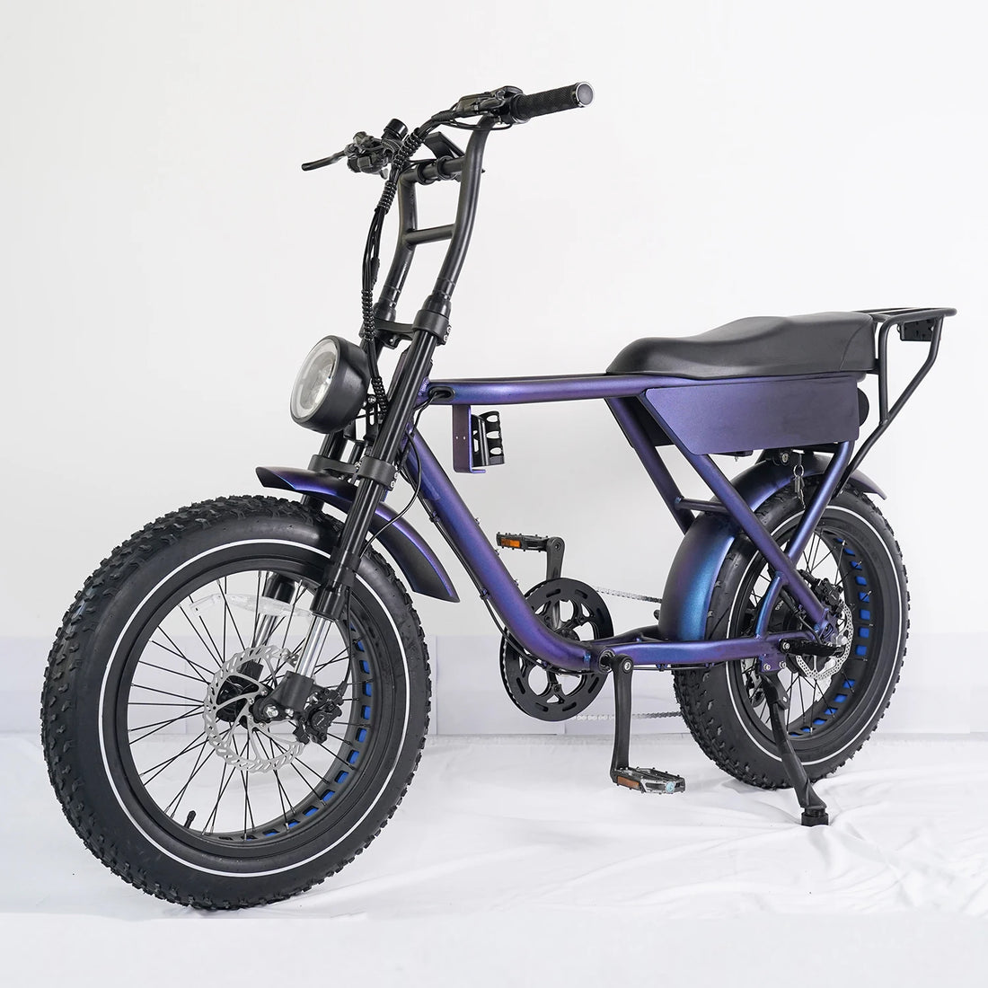 Factory Wholesale Rear Dual Suspension Elektrische Fiets Electric Bike Hydraulic Disc Brake Electric Bicycle 20 Inch Fat Tire