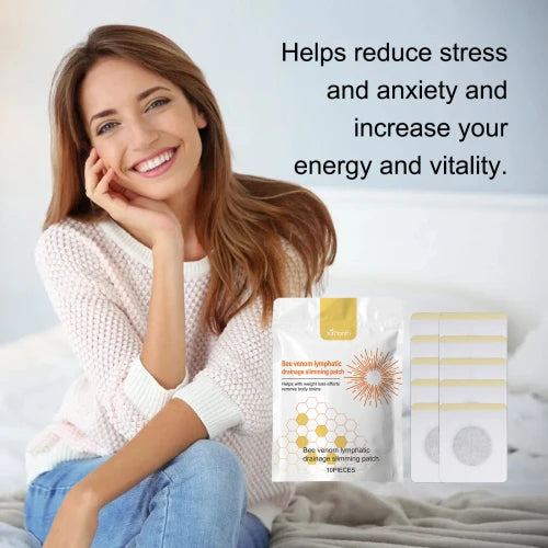 Ximonth Bee Venom Lymphoid Shaping  Firming Flab Fat Belly Arms Bye Meat Body Lymph Care Patch