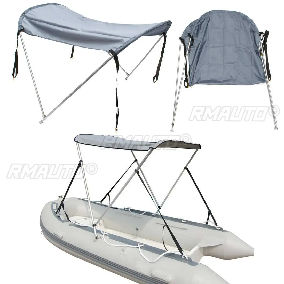Anti UV Top Tent Sunshade Shelter Flatable Boat Boat Dinghy Raft Folding Canopy Aluminium Alloy Waterproof Tent Sunshade