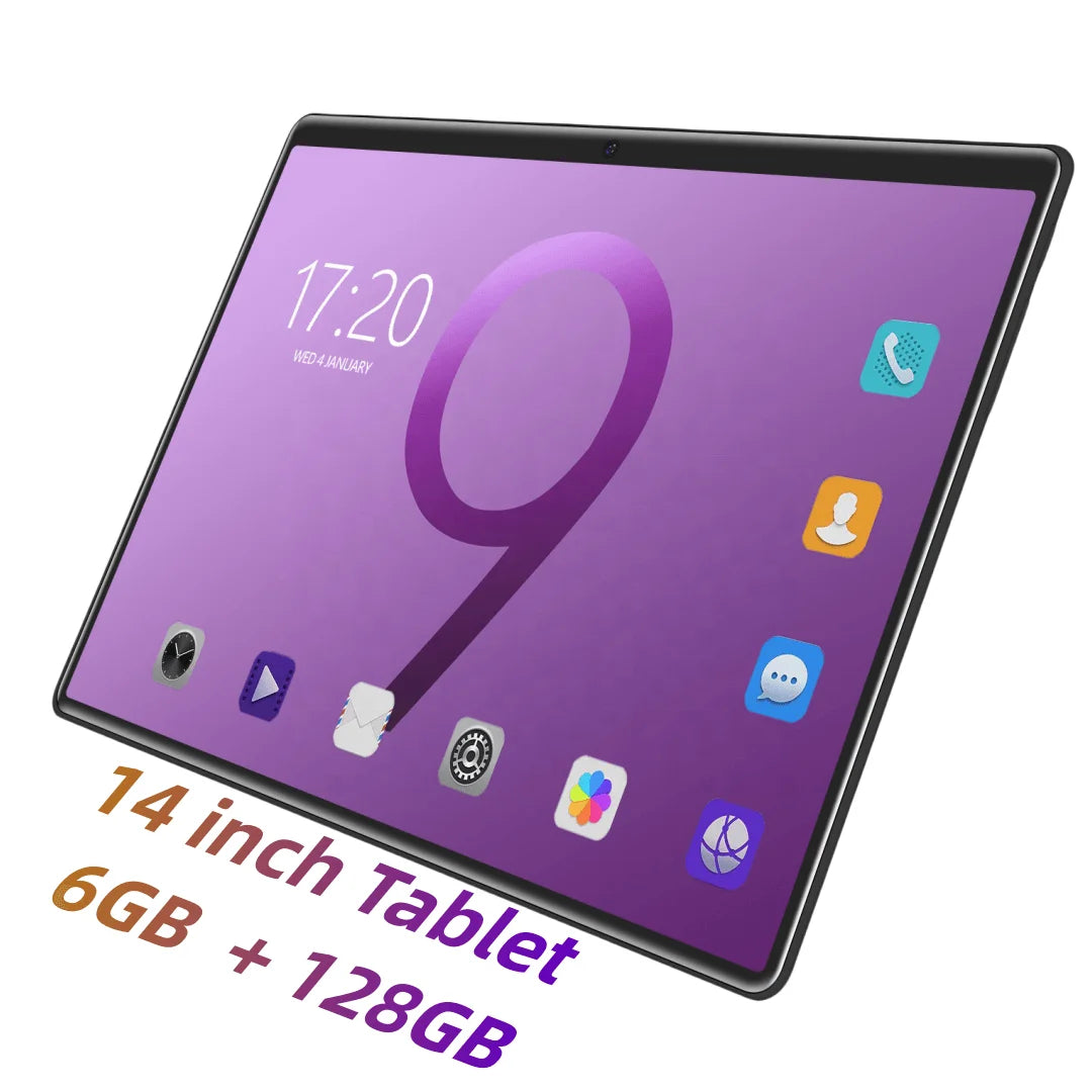 Android Water Proof Video Input 14 Touchscreen Free Shipping 6gb Ram Android China Price 6+128gb Android 13.0 Tablet Pc 14Inch