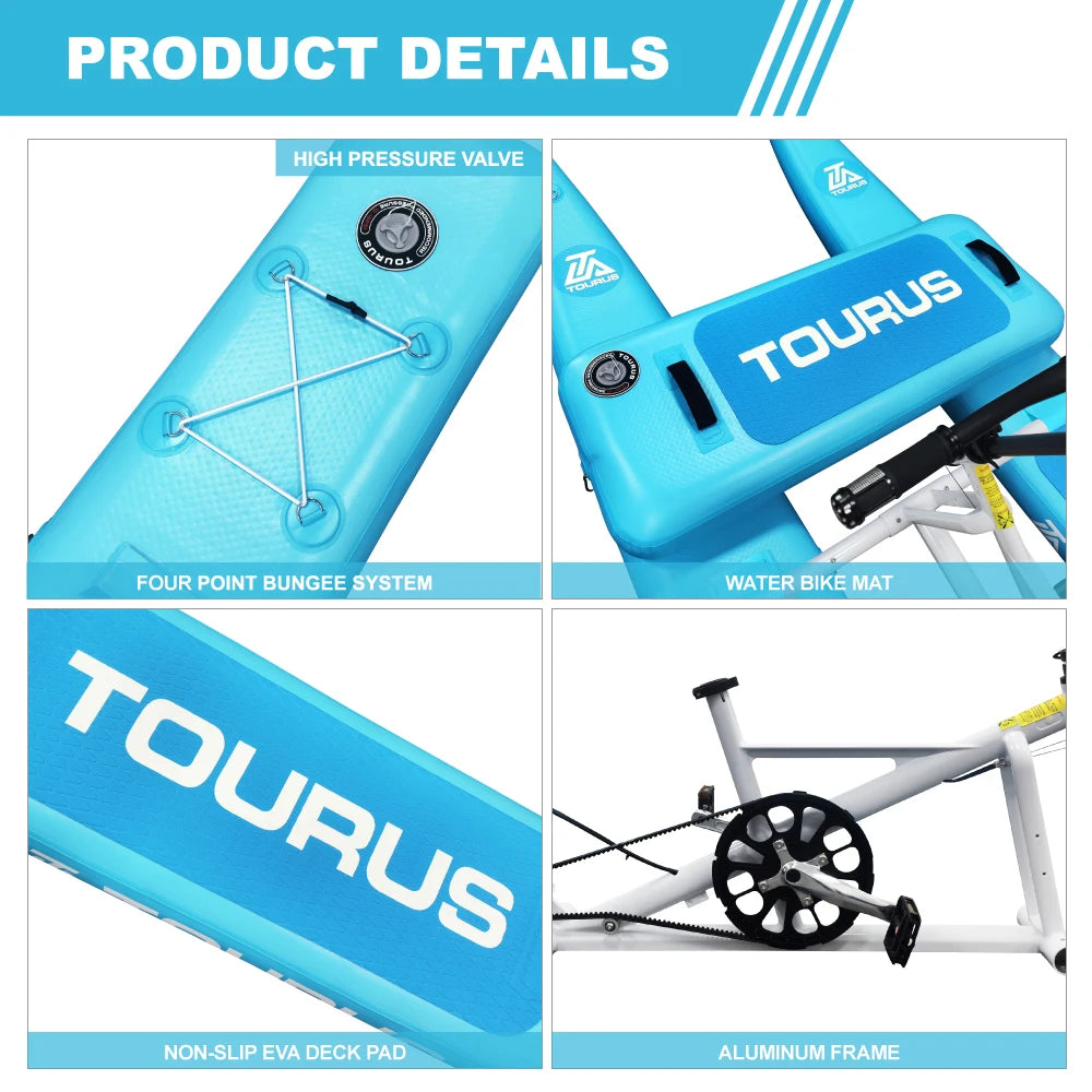 Tourus Hot Water Bike Pedal Boat for Sale