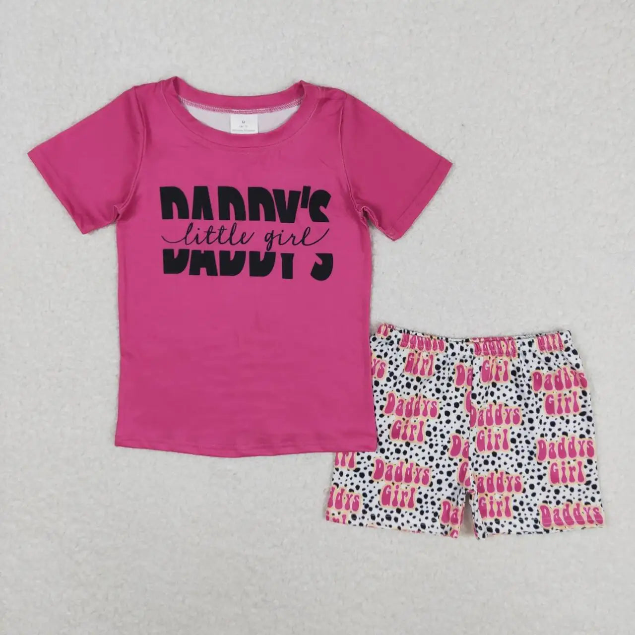 Baby Girl Sets Boutique Hot Sale Kids Children Short Sleeves Shirt Cotton Shorts Two Pieces Toddler New