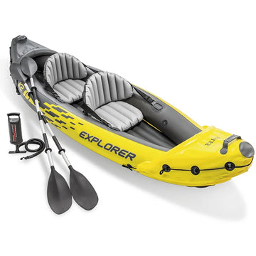 Intex 68307 K2 Kayak 2 Person Outdoor  Professional  Inflatable  Rowing Boat Inflatable Kayak With Paddle for Sport Gaming