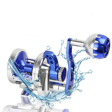 Slow Jigging Reel Gear Ratio 6.3:1 Metal Fishing Reel Sea Boat Overhead Conventional Saltwater Jigging Reel