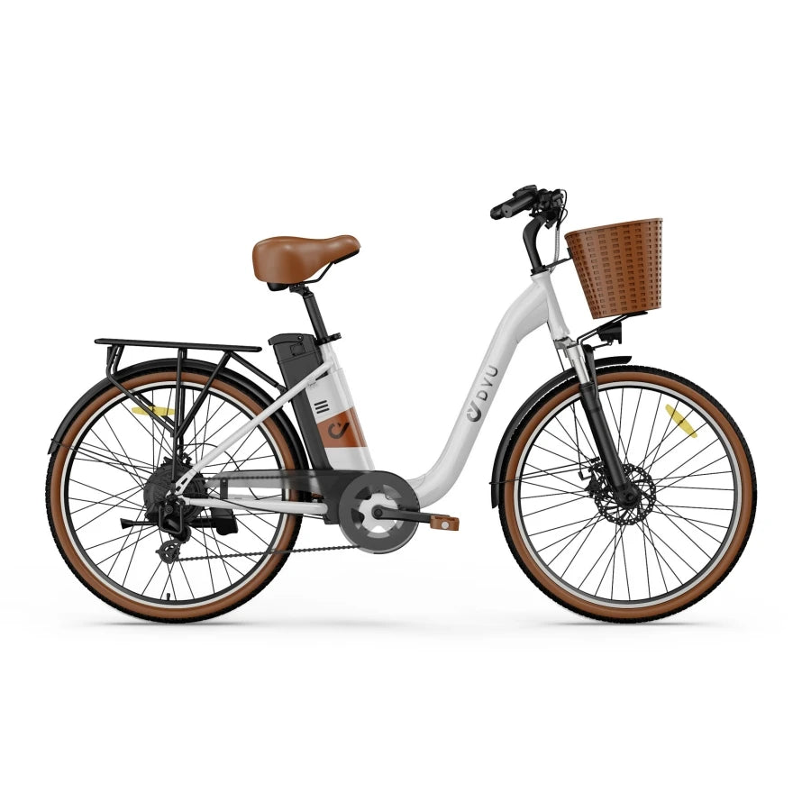 2024 NEW DYU C6 PRO Electric City Bicycle 500W 48V Aluminum Alloy Frame Hidden Lithium Battery Cheap Electric Road Bike
