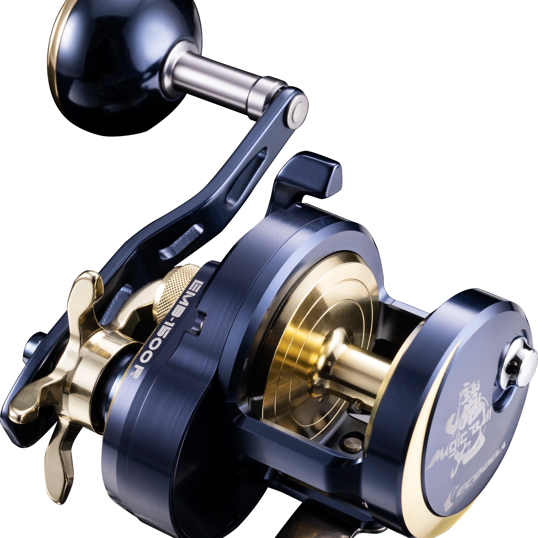 ECOODA EMB1500  Slow Pitch Jigging Reel 6.2:1 Speed 8+1 BB  Full Metal Sea Water Boat Trolling Reel 15KG Drag Power Fishing Reel