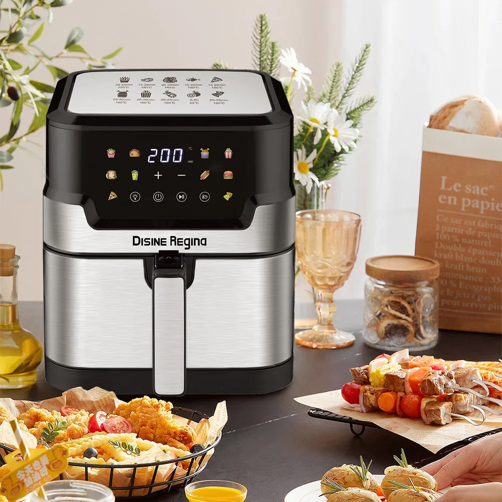 High Configuration 12L Electric Oven Multifunction Household Convection Toaster Pizza Maker Stainless Steel Small Hotels